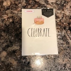 Rae Dunn Greeting Card Birthday "Celebrate"